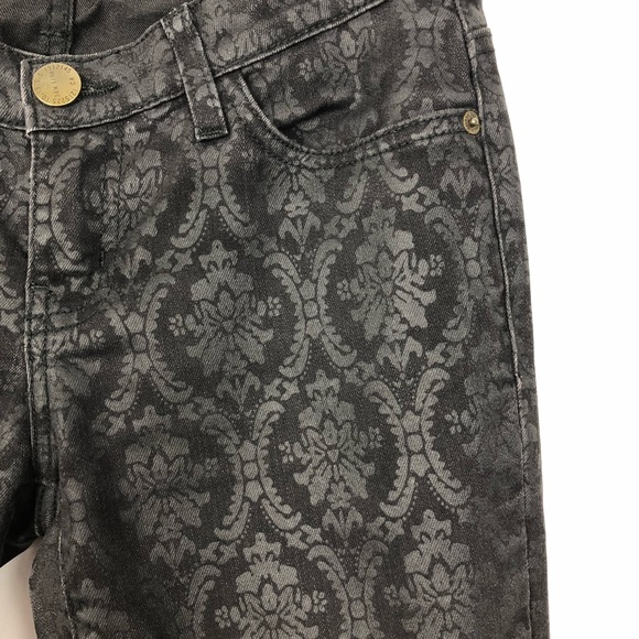 Current/Elliott Coated Ankle Skinny Print Jeans - Picture 5 of 8